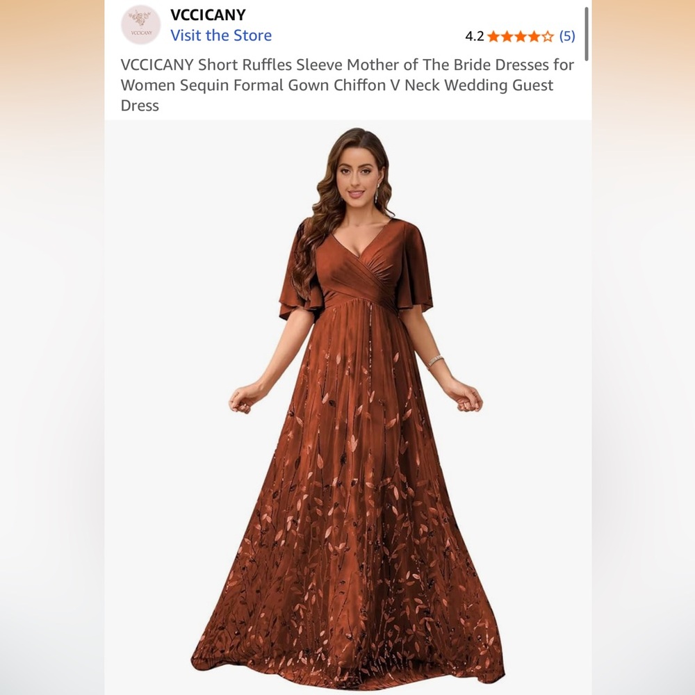 VCCICANY Mother of the Bride Wedding Dress